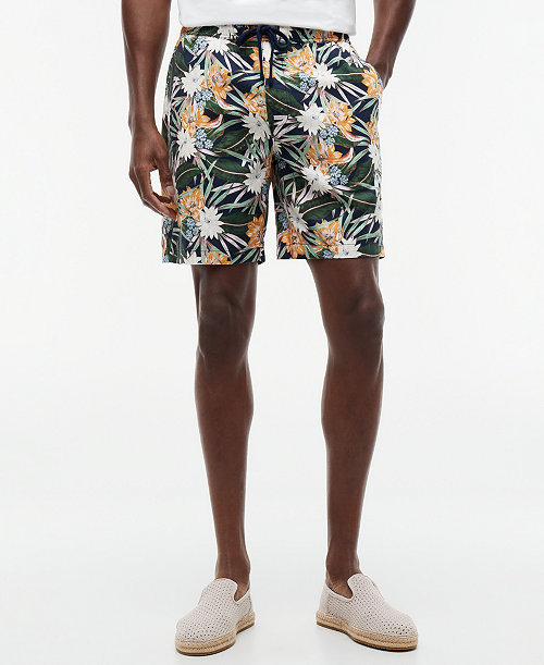 Men's Dover Regular-Fit 8" Floral Drawstring Shorts
