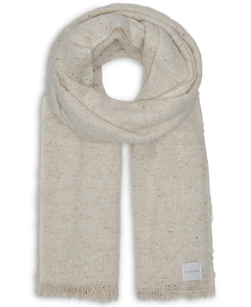 Women's Fluffy Sequin Blanket Scarf