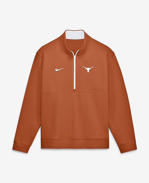 Men's Texas Orange Texas Longhorns Primetime Club Fleece Half-Zip Pullover Sweatshirt