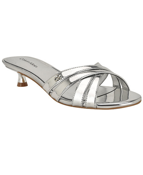 Women's Gabbie Crisscross Kitten Heel Sandals