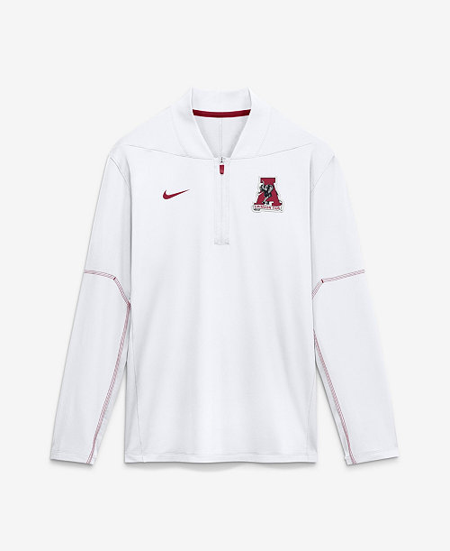 Men's Alabama Crimson Tide Sideline Half-Zip Midweight Pullover