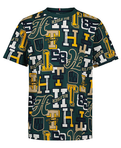 Boys' 8-20 Logo Print Short-Sleeve T-Shirt