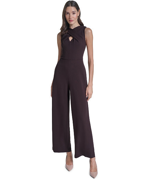 Women's Sleeveless X-Front Jumpsuit