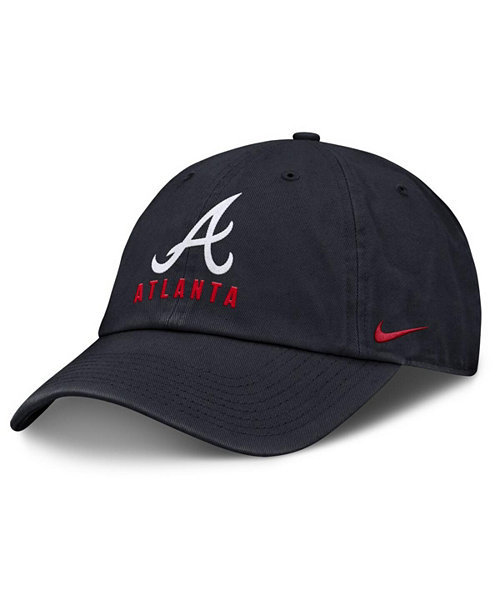 Women's Navy Atlanta Braves Club Adjustable Hat
