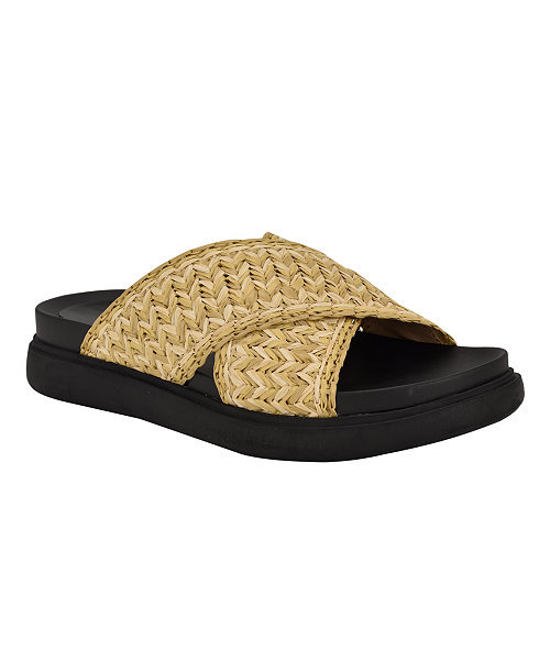 Women's Pacen Woven Crisscross Flat Sandals
