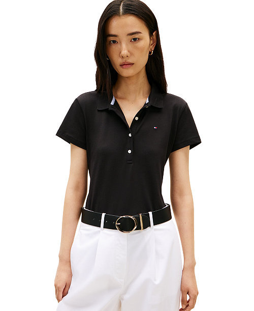 Women's Classic Pique Short-Sleeve Polo T-Shirt