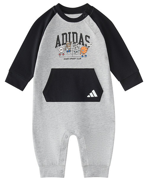 Baby Boys' Color-Block Sport Long-Sleeve Coverall