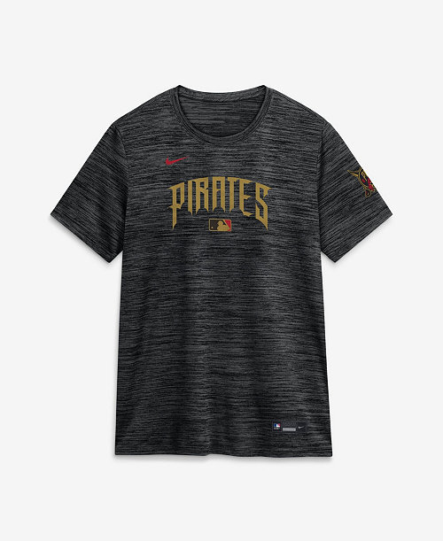 Women's Black Pittsburgh Pirates 2026 City Connect Authentic Collection Velocity Dri-FIT T-Shirt
