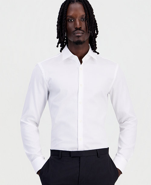 HUGO by Men's Kenno Slim-Fit Solid Dress Shirt