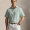 Faded Mint/White