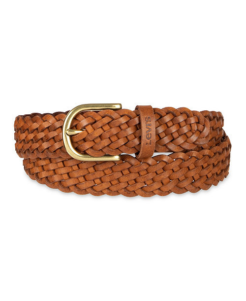 Women's Fully Adjustable Leather Braided Belt