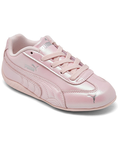 Little Girls' Speedcat OG Suede and Leather Retro Sneakers from Finish Line