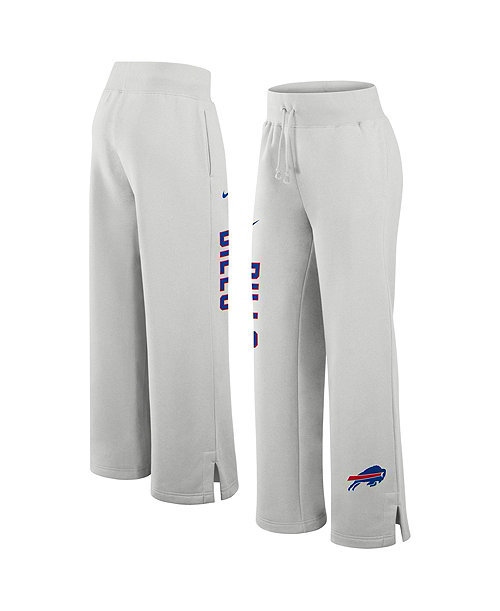Women's Gray Buffalo Bills Primetime Phoenix Fleece Wide-Leg Sweatpants