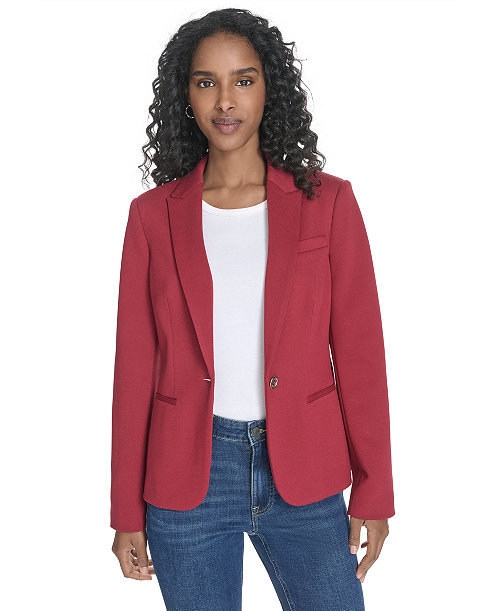 Women's One-Button Blazer