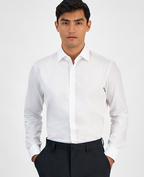 Men's Valerio Long Sleeve Button-Front Geo Print Shirt