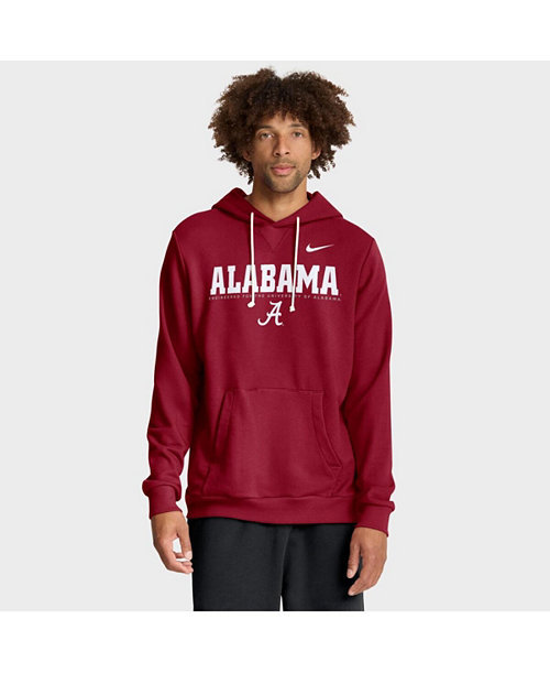 Men's Crimson Alabama Crimson Tide 2025 Sideline Standard Issue Dri-FIT Hoodie