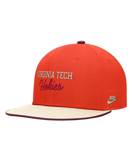 Men's Orange Virginia Tech Hokies Vintage Script Pro Dri-FIT Snapback Hat