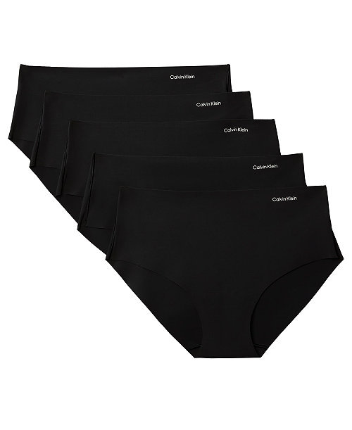 Invisibles Microfiber Stretch Seamless Hipster Panty, 5-Pack, QD5419