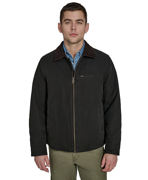 Men's Cotton Canvas Zip-Front Depot Jacket