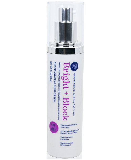 Bright + Block Sheer Mineral Sunscreen SPF 40, 2.1 oz.