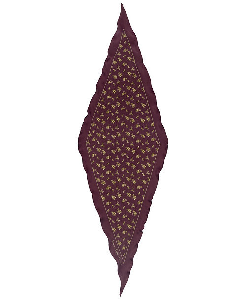 Floral Small Diamond Scarf