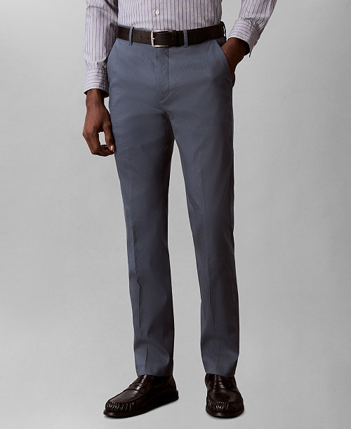 Men's Linen Blend Slim-Fit Pants