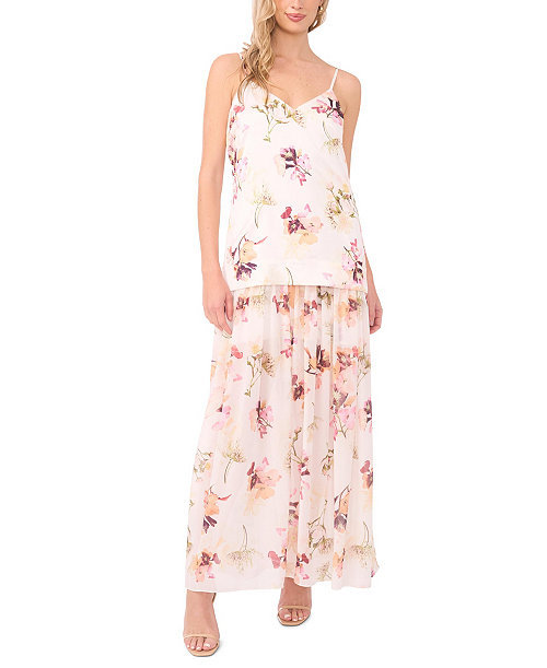 Women's V-Neck Sleeveless Dress