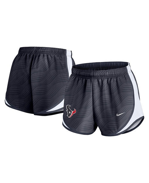 Women's Navy Houston Texans Tempo Performance Shorts