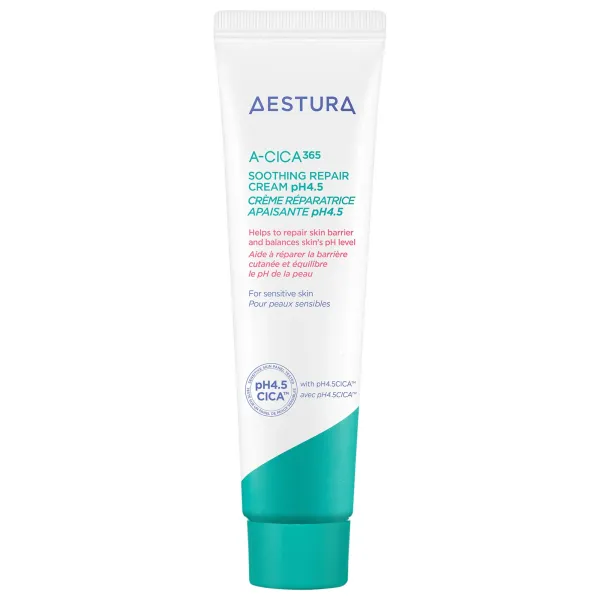 A-CICA365 Soothing Repair Gel Cream Moisturizer pH4.5 with Centella Asiatica + Panthenol for Redness
