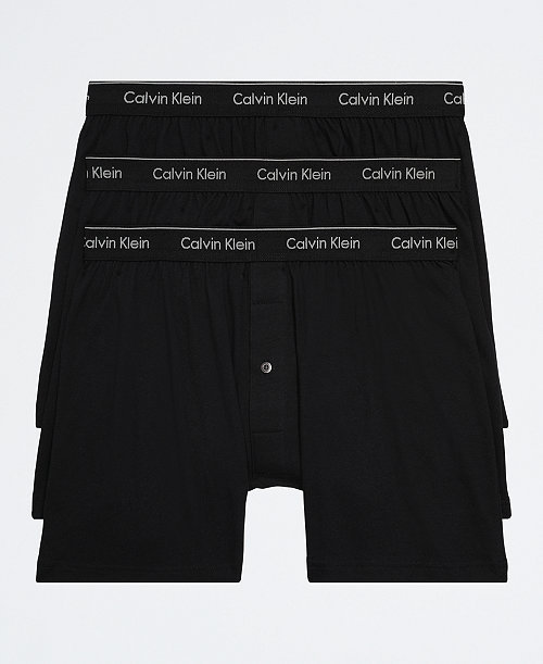 Men's 3-Pack Cotton Classics Knit Boxers Underwear