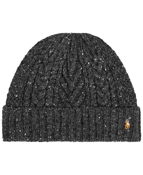 Men's Aran Tweed Beanie Hat