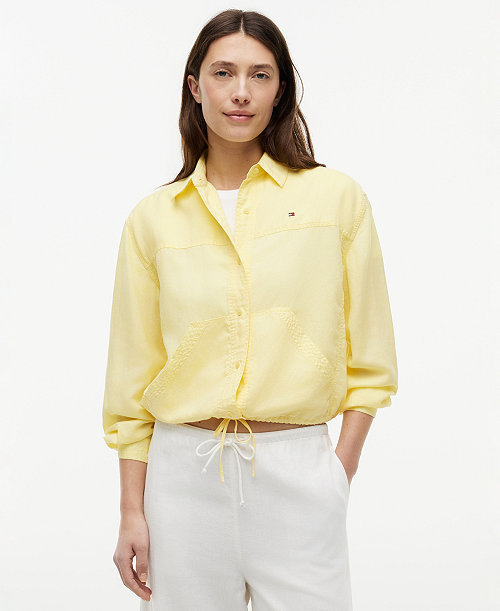 Women's Collared Long-Sleeve Shirt
