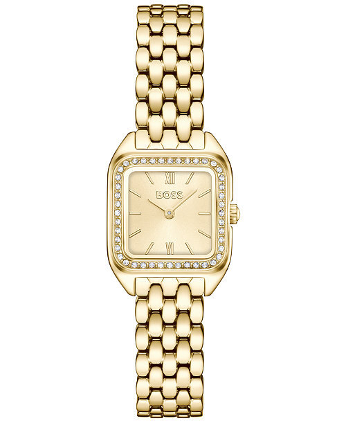 Women's Mae Petite Quartz Ionic Plated Thin Gold Steel Watch 22mm