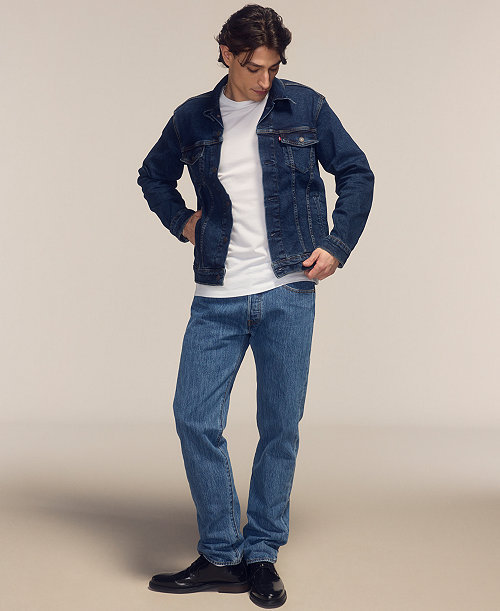 Men's 501™ Regular-Fit Button Fly Non-Stretch Jeans