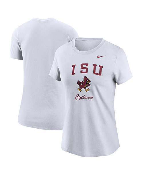 Women's White Iowa State Cyclones Primary T-Shirt